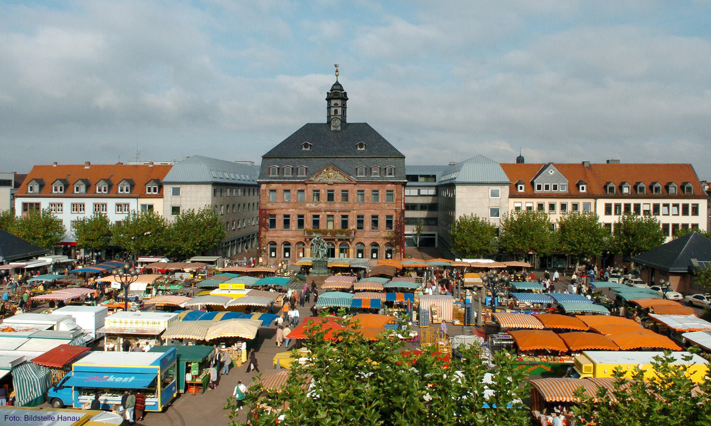 Hanau-neustädter Marktplatz-markttag